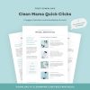 Imprimable gratuitement : Clean Mama Quick Clicks